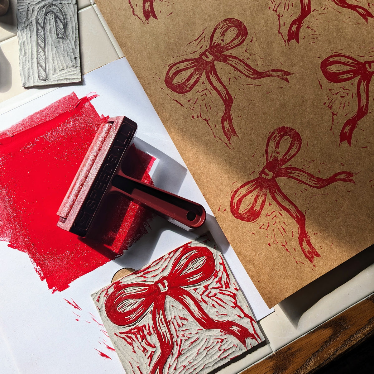 Block Print Wrapping Paper- Nov 18