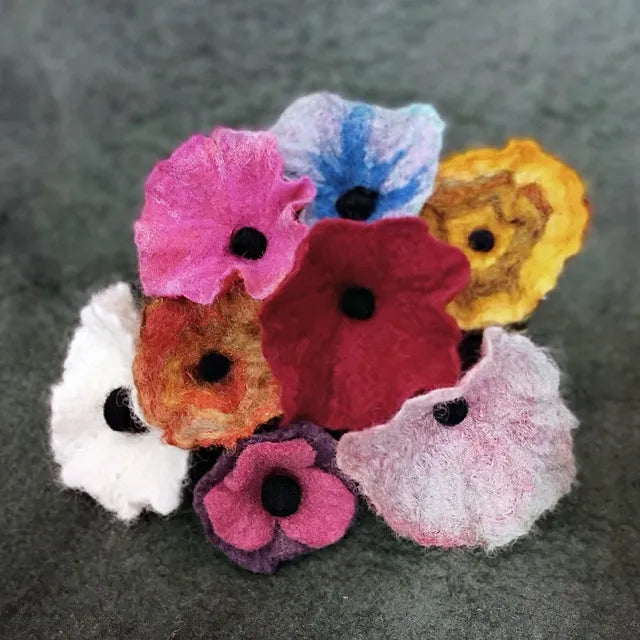 Freshly Felted Flowers Workshop - Jan. 11