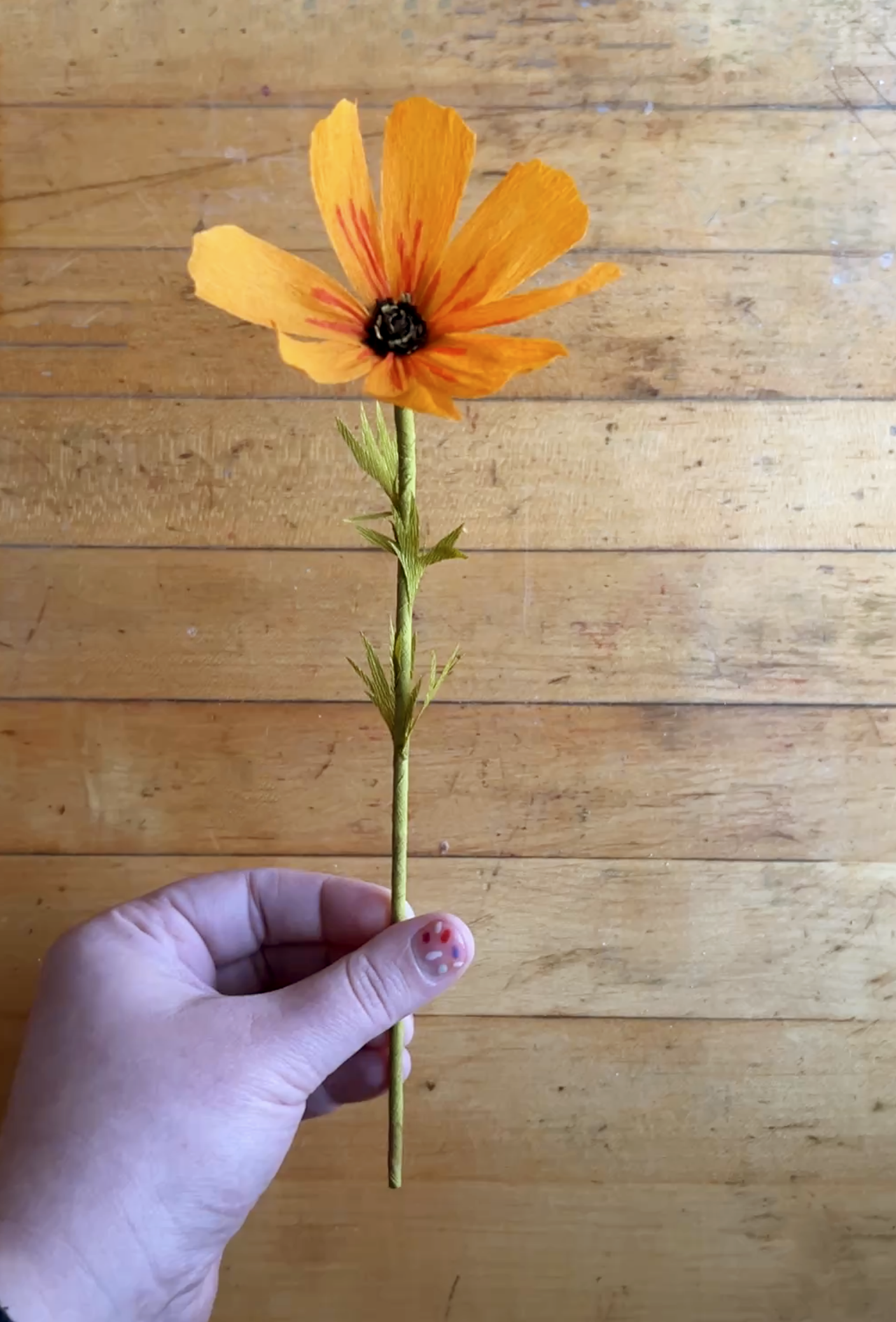 Paper Flower Workshop: October Birth Month Flower! Cosmo- Oct 3