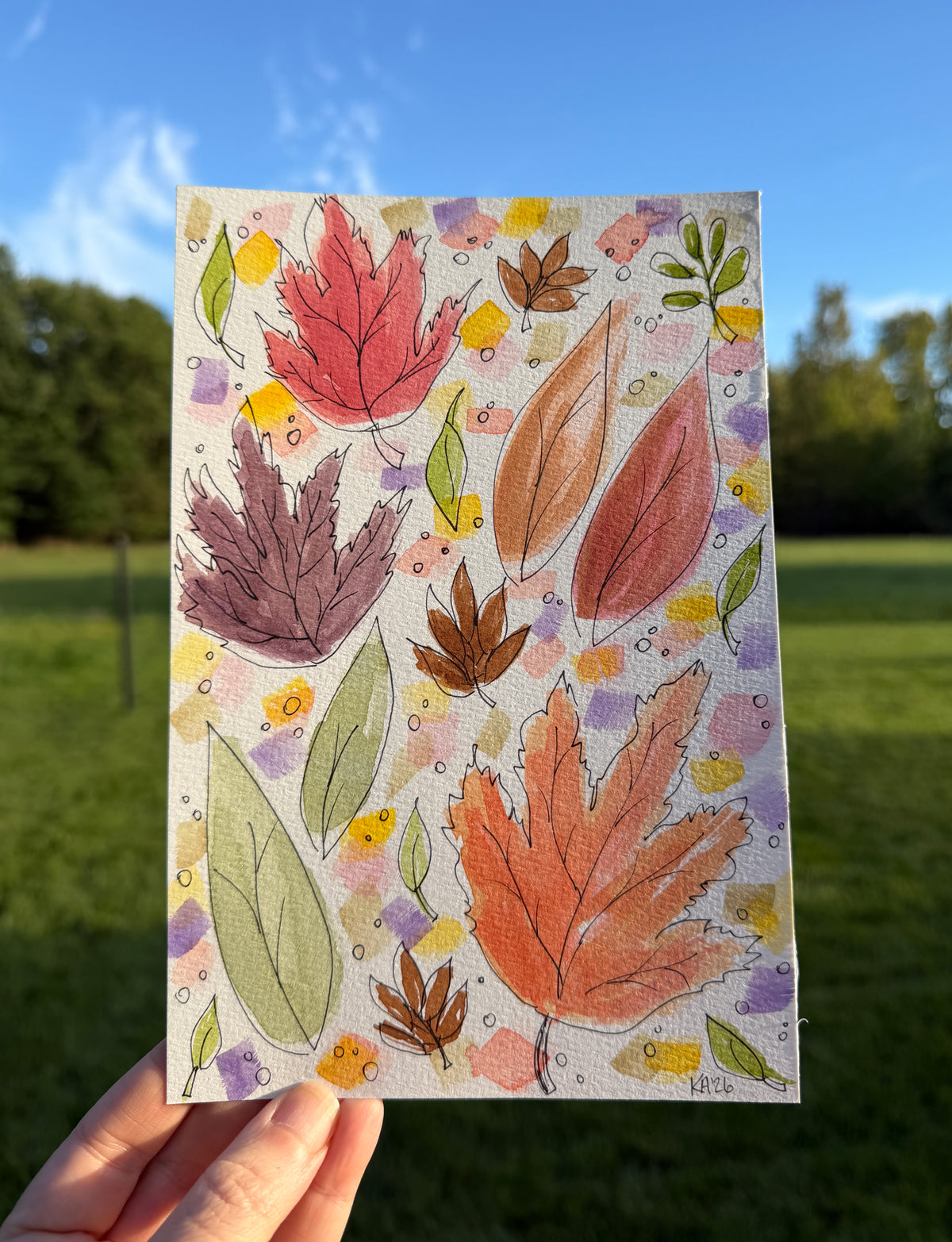 Fall Watercolor Sketching- Oct 27