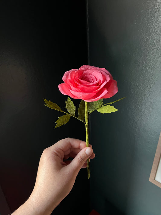 Paper Flower Workshop: June Birth Month Flower! Rose- June 6
