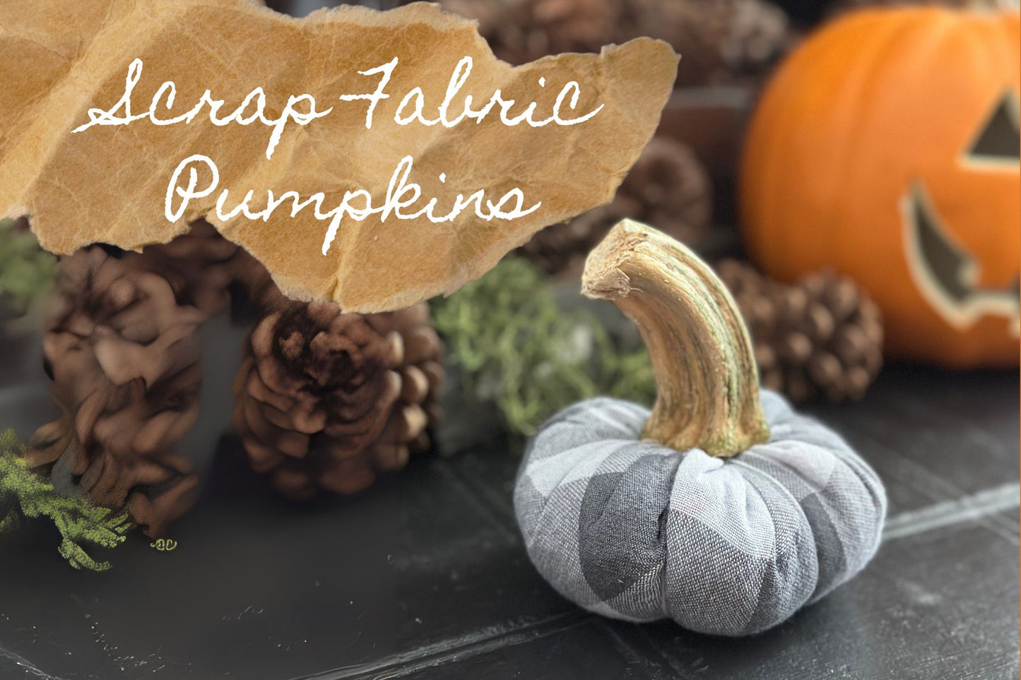 Scrap Fabric Pumpkins with Megan- Sept 21